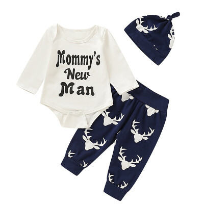 Toddler Infant Baby Boys Long Sleeve Letters Print Romper Tops Sweatsuit Pants Outfit Set
Toddler Infant Baby Boys Long Sleeve Letters Print Romper Tops Sweatsuit Pants Outfit Set
