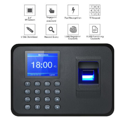 Biometric Fingerprint Attendance Machine 24" TFT LCD Display USB Fingerprint Attendance System Time Clock Employee Checking-in Re
Biometric Fingerprint Attendance Machine 24" TFT LCD Display USB Fingerprint Attendance System Time Clock Employee Checking-in Re