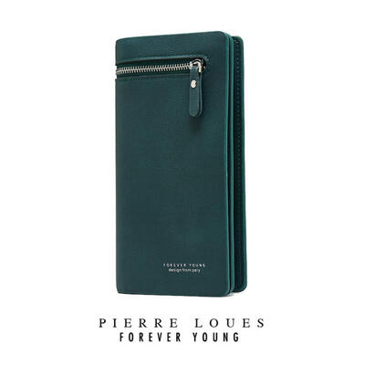 Solid Color Zipper Wallet Large Capacity PU Leather Wallets Long Card Holder Purse
Solid Color Zipper Wallet Large Capacity PU Leather Wallets Long Card Holder Purse