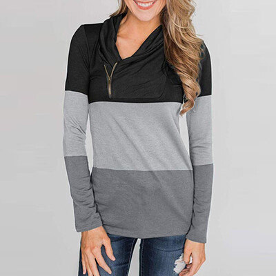 Gobestart Womens Casual Sweatshirts Zipper Long Sleeve Color Block Patchwork Pullover Tops
Gobestart Womens Casual Sweatshirts Zipper Long Sleeve Color Block Patchwork Pullover Tops