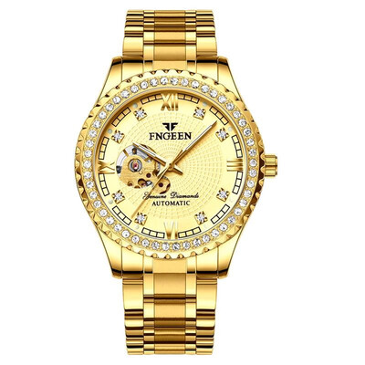 men luxury golden Mechanical watches Automatic full diamonds brand business male stainless steel watch fashion Hollow clock
men luxury golden Mechanical watches Automatic full diamonds brand business male stainless steel watch fashion Hollow clock