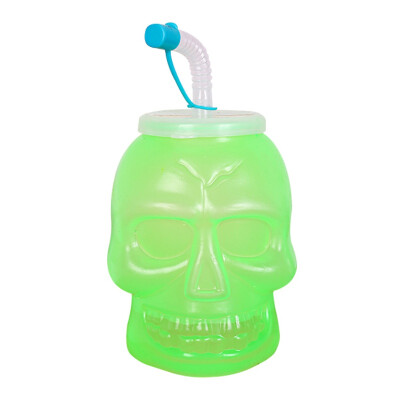 Plastic Skull Drinking Cup With Lid And Straw Holiday Party Kids Sipper Cup Halloween Party Supplies
Plastic Skull Drinking Cup With Lid And Straw Holiday Party Kids Sipper Cup Halloween Party Supplies