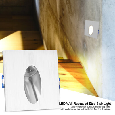 1W LED Wall Recessed Porch Pathway Step Stair Light Aluminium Corner Lamp LED Wall Recessed Light Recessed Light
1W LED Wall Recessed Porch Pathway Step Stair Light Aluminium Corner Lamp LED Wall Recessed Light Recessed Light
