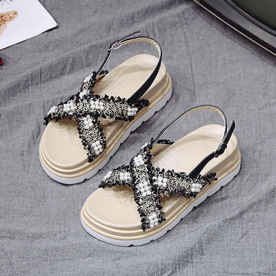 Open-toed sandals woman Xia 2019 new Korean version of muffin thick soles children pearl buckle high heel fairy shoes
Open-toed sandals woman Xia 2019 new Korean version of muffin thick soles children pearl buckle high heel fairy shoes
