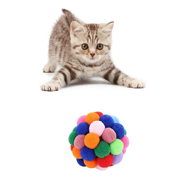 Pet Cats Ball Toys Handmade Bells Bouncy Ball Built-In Catnip Interactive Toy For Indoor Outdoor Cats Training Exercise Ball
Pet Cats Ball Toys Handmade Bells Bouncy Ball Built-In Catnip Interactive Toy For Indoor Outdoor Cats Training Exercise Ball