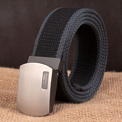Canvas Men belt high quality Alloy Automatic buckle belt youth Men&Women outdoor casual cowboy pants belt 110-140cm
Canvas Men belt high quality Alloy Automatic buckle belt youth Men&Women outdoor casual cowboy pants belt 110-140cm