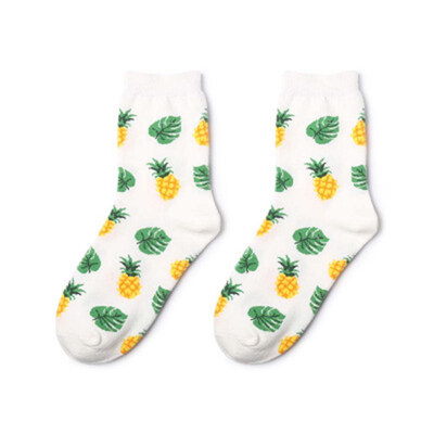 Cotton fashion homewear casual soft women girls home hot sales cute High-Top Cartoon Fruit Printed Socks
Cotton fashion homewear casual soft women girls home hot sales cute High-Top Cartoon Fruit Printed Socks