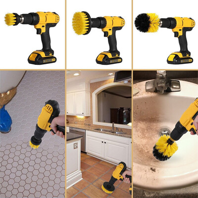 Siaonvr 3Pcs Grout Power Scrubber Cleaning Brush Tub Cleaner Combo Tool Kit Yellow
Siaonvr 3Pcs Grout Power Scrubber Cleaning Brush Tub Cleaner Combo Tool Kit Yellow
