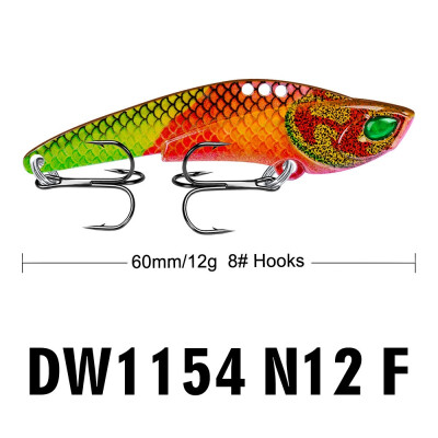 6CM Metal VIB Lures 12g Vivid Vibrations Spoon Lure Spinner Fishing Bait Artificial Hard Bait 3D Eyes Fishing Lures
6CM Metal VIB Lures 12g Vivid Vibrations Spoon Lure Spinner Fishing Bait Artificial Hard Bait 3D Eyes Fishing Lures