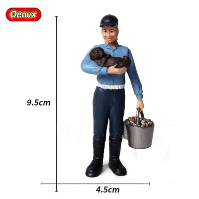 Oenux Realistic Farmers Model Simulation Breeder Feed Shepherd Figurines Dog Animal Figurine Miniature Cute Toys For Children
Oenux Realistic Farmers Model Simulation Breeder Feed Shepherd Figurines Dog Animal Figurine Miniature Cute Toys For Children