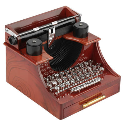 Greensen Mini Vintage Style Creative Retro Typewriter Clockwork Music Box Gift Table Decoration
Greensen Mini Vintage Style Creative Retro Typewriter Clockwork Music Box Gift Table Decoration