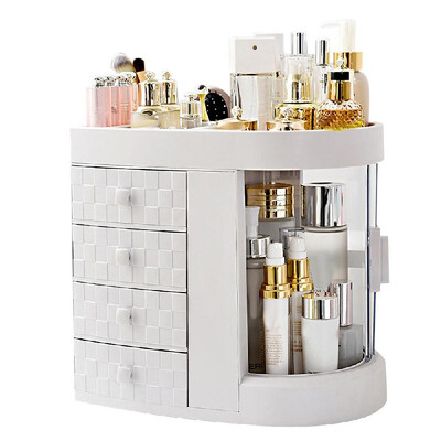 4 Tiers Acrylic Multifunctional Storage Rack Ivory White Makeup Organizer Rotation Dustproof Shelf 4st Layers Cosmetics Storage 
4 Tiers Acrylic Multifunctional Storage Rack Ivory White Makeup Organizer Rotation Dustproof Shelf 4st Layers Cosmetics Storage