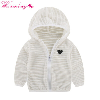 Summer Autumn Hooded Baby Jacket Striped Beach Breathable Sunscreen Jacket for Boys Girl Clothes Girl Coat
Summer Autumn Hooded Baby Jacket Striped Beach Breathable Sunscreen Jacket for Boys Girl Clothes Girl Coat