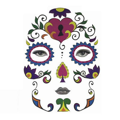 〖Follure〗Halloween Temporary Face Art Waterproof Mask Sugar Skull Tattoo Beauty Sticker
〖Follure〗Halloween Temporary Face Art Waterproof Mask Sugar Skull Tattoo Beauty Sticker