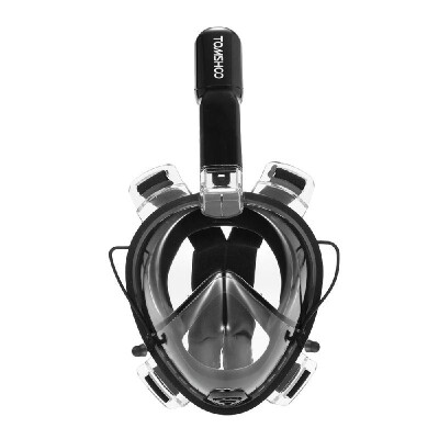TOMSHOO Adult Easy Swimming Diving Snorkel Mask 180° Panoramic Full Face Design with Action Camera Mounting for GoPro
TOMSHOO Adult Easy Swimming Diving Snorkel Mask 180° Panoramic Full Face Design with Action Camera Mounting for GoPro