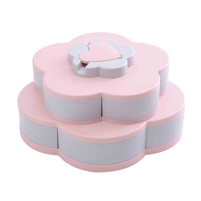 Gobestart Bloom Rotating Snack Box Flower Design Candy Food Storage Box Jewelry Organizer
Gobestart Bloom Rotating Snack Box Flower Design Candy Food Storage Box Jewelry Organizer