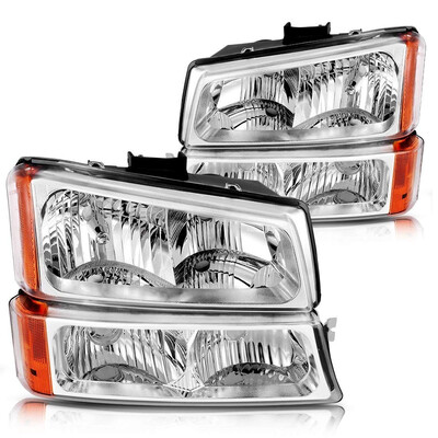 Headlight Assembly Kit for 2003-2006 Chevy Avalanche Chevy Silverado 2500HD 2003-2007 Chevy Silverado 1500HD
Headlight Assembly Kit for 2003-2006 Chevy Avalanche Chevy Silverado 2500HD 2003-2007 Chevy Silverado 1500HD