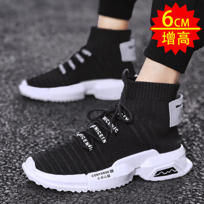 Mens Shoes Summer Fashion Leisure High-top Canvas Board Shoes Hundred of Autumn Socks Korean Fashion Shoes
Mens Shoes Summer Fashion Leisure High-top Canvas Board Shoes Hundred of Autumn Socks Korean Fashion Shoes