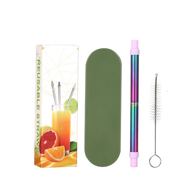 Portable Drinking Straws Stainless Steel Metal Straw With Silicone Tip Storage Case Bar Party
Portable Drinking Straws Stainless Steel Metal Straw With Silicone Tip Storage Case Bar Party