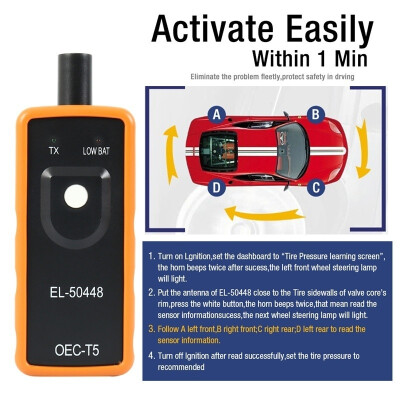 EL-50448 OEC-T5 Car Tire Pressure Monitor Sensor TPMS Activation Tool For GM Orange
EL-50448 OEC-T5 Car Tire Pressure Monitor Sensor TPMS Activation Tool For GM Orange