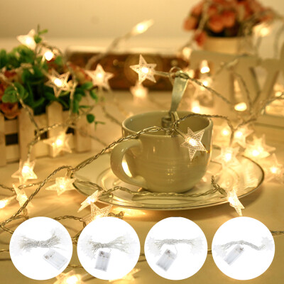 10203040 LED Star Light String Flickering Garland Battery Powered Christmas Party Lamps Wedding Decorative Garlands
10203040 LED Star Light String Flickering Garland Battery Powered Christmas Party Lamps Wedding Decorative Garlands