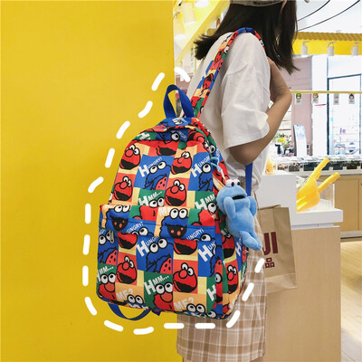 Schoolbag female Korean Harajuku ulzzang junior high school high school students cartoon printed ins backpack ancient feeling back
Schoolbag female Korean Harajuku ulzzang junior high school high school students cartoon printed ins backpack ancient feeling back