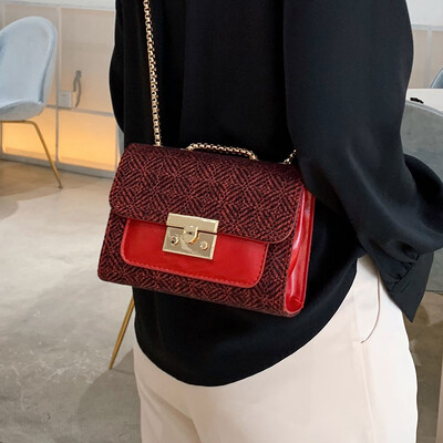 Ins super fire small bag female 2019 autumn new Korean version of the wild Messenger bag under the chic chain shoulder bag
Ins super fire small bag female 2019 autumn new Korean version of the wild Messenger bag under the chic chain shoulder bag