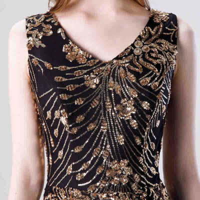 Juexiuxinniang evening dress female sense fishtail annual meeting skirt sequin lace ammonia wheel black 9512
Juexiuxinniang evening dress female sense fishtail annual meeting skirt sequin lace ammonia wheel black 9512