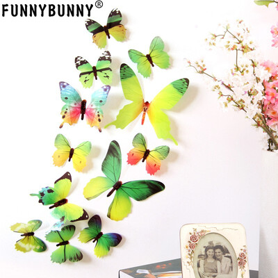 FUNNYBUNNY 12pcs Removable 3D Butterfly Wall Stickers Decals DIY Wall art Decor Home Wall Decoration Sticker Mural
FUNNYBUNNY 12pcs Removable 3D Butterfly Wall Stickers Decals DIY Wall art Decor Home Wall Decoration Sticker Mural