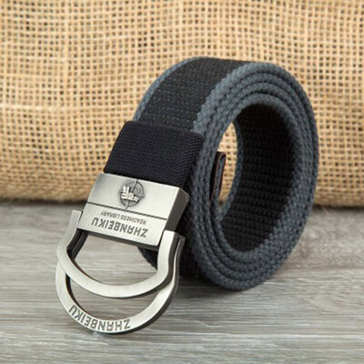 Double ring buckle Men belt Quality canvas Alloy buckle Man&Women belt Outdoor casual Men cowboy belt 110-140 cm
Double ring buckle Men belt Quality canvas Alloy buckle Man&Women belt Outdoor casual Men cowboy belt 110-140 cm