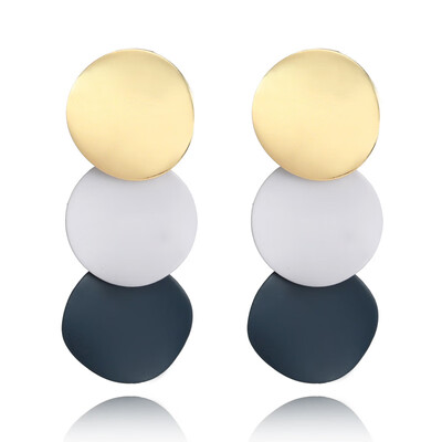2018 New Elegant 3 Colors Uneven Round Metal Drop Earrings for Women Geometric Alloy Earrings Fashion Jewelry GIRL Gift EK801
2018 New Elegant 3 Colors Uneven Round Metal Drop Earrings for Women Geometric Alloy Earrings Fashion Jewelry GIRL Gift EK801