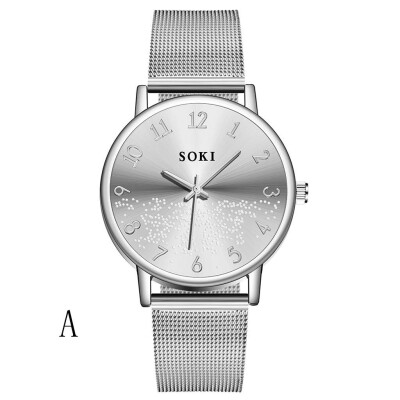 Gobestart Men Fashion Unobtrusive Business Simple Personality Digital Dial Net Belt Watch
Gobestart Men Fashion Unobtrusive Business Simple Personality Digital Dial Net Belt Watch