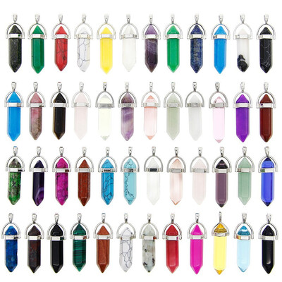 Cross-border new 50PCSpackage hexagonal crystal fittings natural bullets hexagonal column long-term spot
Cross-border new 50PCSpackage hexagonal crystal fittings natural bullets hexagonal column long-term spot