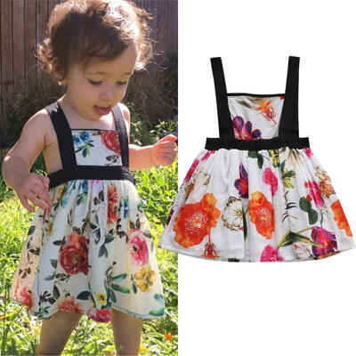 Newborn Baby Girl Floral Blackless Dress Summer Sundress Dresses NEW
Newborn Baby Girl Floral Blackless Dress Summer Sundress Dresses NEW