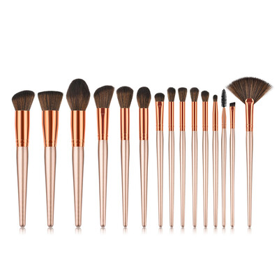 〖Follure〗15PCS Brown Cosmetic Makeup Brush Brushes Foundation Powder Eyeshadow Brush Set
〖Follure〗15PCS Brown Cosmetic Makeup Brush Brushes Foundation Powder Eyeshadow Brush Set