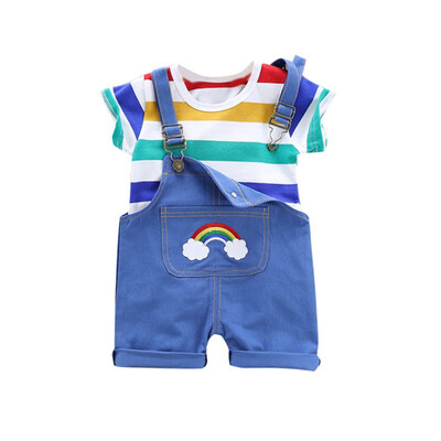 Baby Boys Girls Casual Clothes Sets 2019 Summer Newborn Infant Boy Clothes Tops T-shirtSuspender Pants 2Pcs Kids Girls Outfits
Baby Boys Girls Casual Clothes Sets 2019 Summer Newborn Infant Boy Clothes Tops T-shirtSuspender Pants 2Pcs Kids Girls Outfits