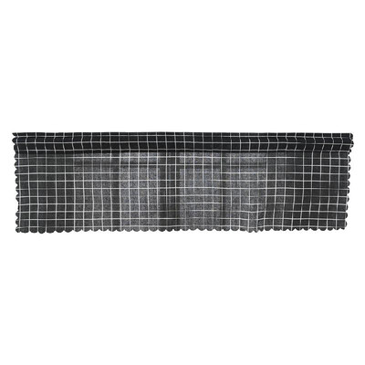 Valance Grid Stripe Style Blackout Window Curtain Valances Short Semi-Sheer Curtains Rod Pocket Window Drapes for Kitchen Balcony
Valance Grid Stripe Style Blackout Window Curtain Valances Short Semi-Sheer Curtains Rod Pocket Window Drapes for Kitchen Balcony