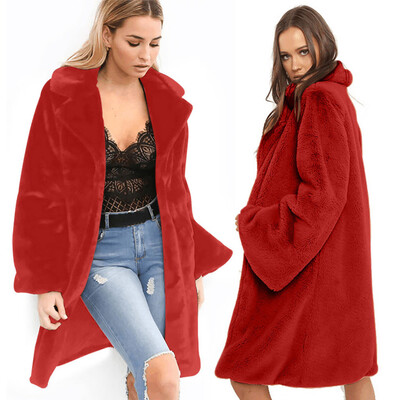 Toponeto Fashion Women Solid Medium Long Windbreaker Turn-Down Collar Warm Plush Coat
Toponeto Fashion Women Solid Medium Long Windbreaker Turn-Down Collar Warm Plush Coat