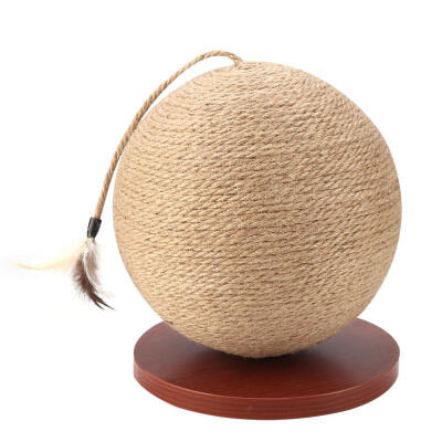 Greensen Durable Sisal Pet Cat Scratcher Scratching Board Catching Ball Toy Stress Reliever
Greensen Durable Sisal Pet Cat Scratcher Scratching Board Catching Ball Toy Stress Reliever