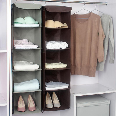 Hanging Closet Organizers 5-Shelf Fabric Closet Hanging Type Multi-Layer Storage Box
Hanging Closet Organizers 5-Shelf Fabric Closet Hanging Type Multi-Layer Storage Box