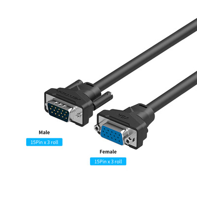 VENTION VGA Extension Cable VGA Male to Female HD Adapter Cable Support 1080P Full HD for Laptop PC Projector HDTV Display&Mor
VENTION VGA Extension Cable VGA Male to Female HD Adapter Cable Support 1080P Full HD for Laptop PC Projector HDTV Display&Mor