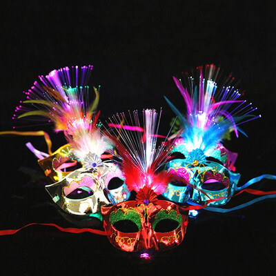 FUNNYBUNNY Prom Party Bar Halloween Christmas Party Feather Colorful Fiber Silk Feather Mask Masquerade Masks Upper Half Face
FUNNYBUNNY Prom Party Bar Halloween Christmas Party Feather Colorful Fiber Silk Feather Mask Masquerade Masks Upper Half Face