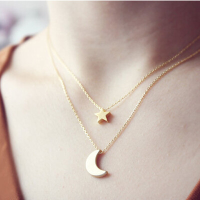 Bohemian Gold Color MultiLayer Star Pendant Necklace For Women Long Chain Sequined Choker Collar Alloy Necklace Fashion Jewelry
Bohemian Gold Color MultiLayer Star Pendant Necklace For Women Long Chain Sequined Choker Collar Alloy Necklace Fashion Jewelry