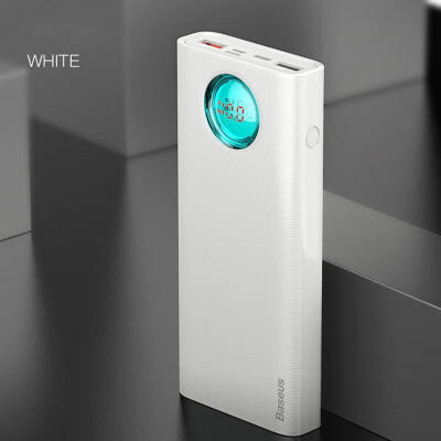 Baseus Large Capacity Power Bank 20000mAh PD30QC30 Dual USB Fast Charging Li-polymer Battery
Baseus Large Capacity Power Bank 20000mAh PD30QC30 Dual USB Fast Charging Li-polymer Battery