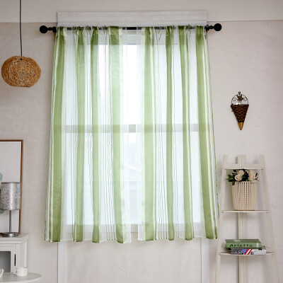 Semi Sheer Curtain Drape Sheer Window Curtains Vertical Stripes Lace Sheer Curtain 55"X40" 1 Panel
Semi Sheer Curtain Drape Sheer Window Curtains Vertical Stripes Lace Sheer Curtain 55"X40" 1 Panel