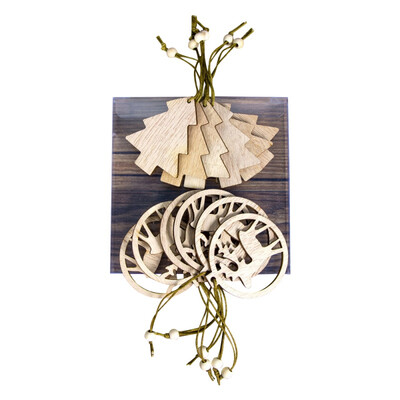 12PCS Wooden Slices Crafts Cutout Hanging Pendant Ornaments Christmas Unfinished Home Christmas Tree Bar Shop Decoration
12PCS Wooden Slices Crafts Cutout Hanging Pendant Ornaments Christmas Unfinished Home Christmas Tree Bar Shop Decoration