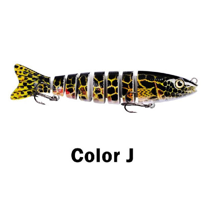 12cm 19g Fishing Lure Hard Bait 8 Segments Swimbait Crankbait Artificial Fishing Lure Bait with Treble Hooks
12cm 19g Fishing Lure Hard Bait 8 Segments Swimbait Crankbait Artificial Fishing Lure Bait with Treble Hooks