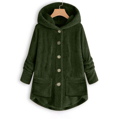 Toponeto Women Plus Size Button Plush Tops Hooded Loose Cardigan Wool Coat Winter Jacket
Toponeto Women Plus Size Button Plush Tops Hooded Loose Cardigan Wool Coat Winter Jacket