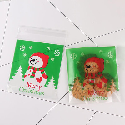100Pcs New Christmas Santa Claus Baking Package Biscuit Bag Candy Bag Cookie Bag Snowman Plastic Seal Bag Self-Adhesive Bag
100Pcs New Christmas Santa Claus Baking Package Biscuit Bag Candy Bag Cookie Bag Snowman Plastic Seal Bag Self-Adhesive Bag