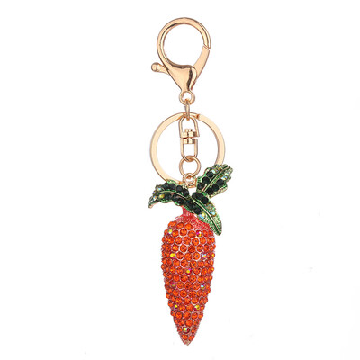 New Arrival Crystal Carrot Key chain Key ring for Women Handbag charm pendant girl car key holder hanger decoration jewelry
New Arrival Crystal Carrot Key chain Key ring for Women Handbag charm pendant girl car key holder hanger decoration jewelry